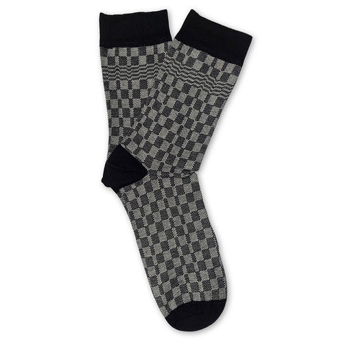 Socken Stripes 1, schwarz/weiß
